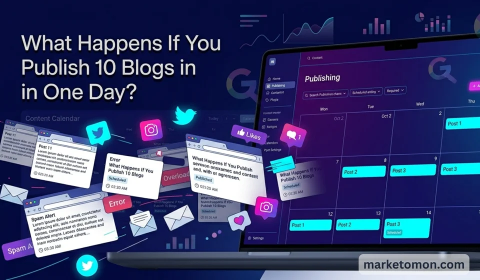 What Happens If You Publish 10 Blogs in One Day on Your Website