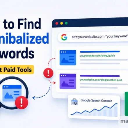 How to Find Your Website’s Cannibalized Keywords Without Paid Tools